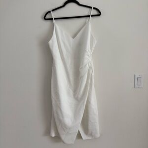 *NEW* Black Halo Made in USA Slip Spaghetti Strap Midi Dress in Size 12